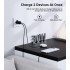 Зарядний пристрій Choetech (USB-C+USB-A) Black (PD5012-EU-BK)