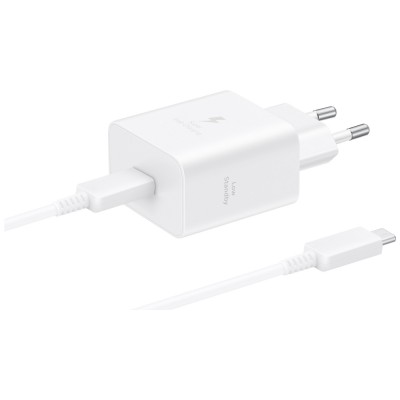 Зарядний пристрій Samsung EP-T4511 45W USB-C White (EP-T4511XWEGEU)