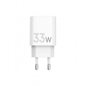 Зарядний пристрій Sigma mobile X-power 33W GaN, PD, QC (1xUSB-C + 1xUSB-A) White (PS33-01)