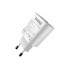Зарядний пристрій Sigma mobile X-power 33W GaN, PD, QC (1xUSB-C + 1xUSB-A) White (PS33-01)
