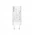 Зарядний пристрій Sigma mobile X-power 65W GaN, PD, QC (2xUSB-C + 1xUSB-A) White (PS65-01)
