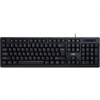 Клавіатура AOC KB100B USB UA Black (KB100B/97)