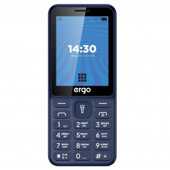 Мобільний телефон Ergo E284 Blue