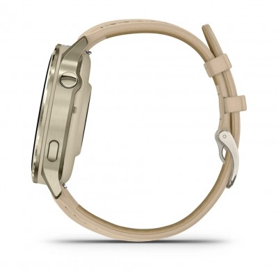 Смарт-годинник Garmin Venu 4 (41mm), Beige w/ Lunar Gold + Bone, GPS смарт-годинник (010-03013-00)