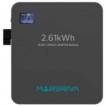 Батарея LiFePo4 Marsriva 12.8V 204Ah 2.61kWh (MR-LFP12-200-WMD)