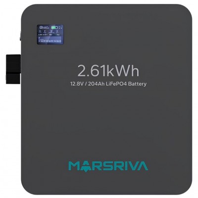 Батарея LiFePo4 Marsriva 12.8V 204Ah 2.61kWh (MR-LFP12-200-WMD)