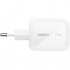 Зарядний пристрій Belkin 2xUSB-C + 1xUSB PD70W PPS GaN white (WCH018HQWH)