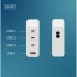 Зарядний пристрій Digitus 3xUSB-C + 1xUSB PD140W GaN white (DA-10305)