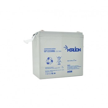 Батарея для ДБЖ Merlion 12V-55Ah (GP12550M6)