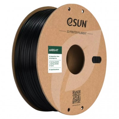 Пластик для 3D-принтера eSUN EABS-HT 1,75mm 1kg BLACK (EABS-HT-P175B1)