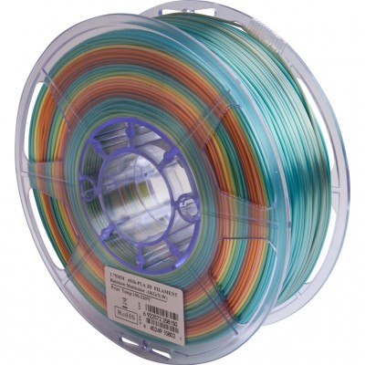 Пластик для 3D-принтера eSUN ePLA-Silk 1,75mm 1kg RAINBOW (EPLA-SILK175RB1)