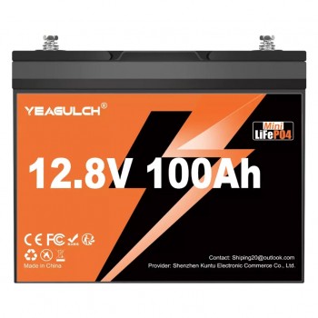 Батарея LiFePo4 YEAGULCH 12.8V 100Ah Mini (YEAGULCH-12,8V/100Ah Mini)