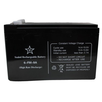 Батарея для ДБЖ KSTAR 12В 9 Ач (6-FM-9A) (6-FM-9A)