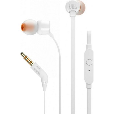 Наушники JBL T110 White (JBLT110WHT)