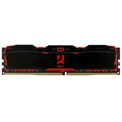 Пам'ять DDR4 8192M 3200MHz GoodRAM IRDM X Black, Retail (IR-X3200D464L16SA/8G)