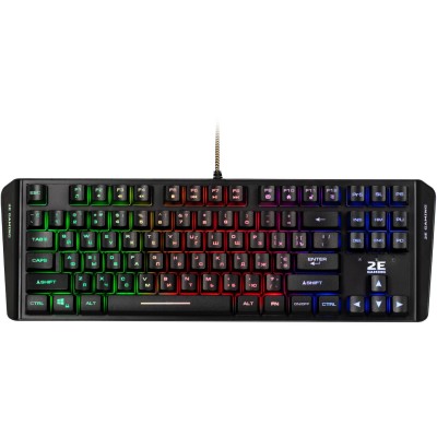 Клавіатура 2E Gaming KG355 LED Ukr Black (2E-KG355UBK)