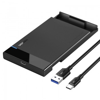 Зовнішня кишеня для 2.5" HDD/SSD Ugreen USB 3.1 US221 Black
