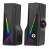 Акустична система 2.0 HP DHE-6005, 3,5мм + USB, 6Вт, Sound Bar LED RGB