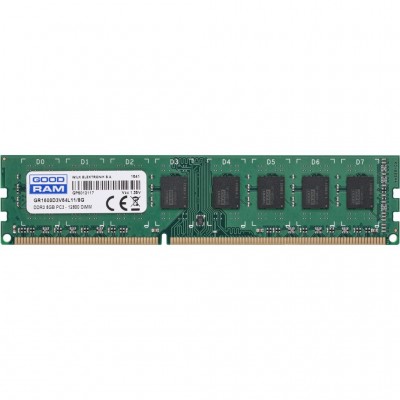 Пам'ять DDR3 8192M 1600MHz GoodRAM, Retail (GR1600D3V64L11/8G#)