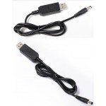 Кабель живлення USB to DC, 5,5х2,1 мм, 12V