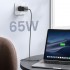 Зарядний пристрій 3xUSB 65W (2хUSB-C+USB-A) Gan CD244 Сірий Ugreen (10335)