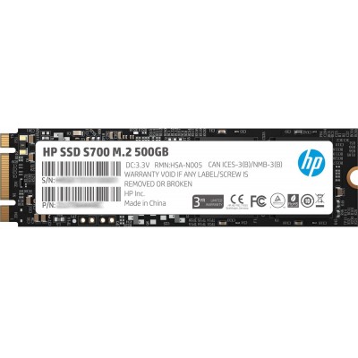 SSD 500GB HP S700 M.2 2280 SATA III 3D NAND, Retail (2LU80A)