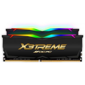 Пам'ять DDR4 16Gb 4000MHz (2*8Gb) OCPC X3 RGB Black Label, Kit (MMX3A2K16GD440C19BL)