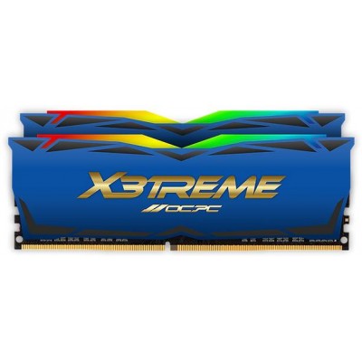 Пам'ять DDR4 16Gb 3600MHz (2*8Gb) OCPC X3 RGB Blue Label, Kit (MMX3A2K16GD436C18BU)