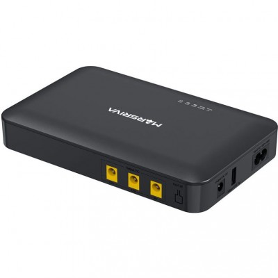 ДБЖ Marsriva DC UPS PowerBank  для роутерів KP1Ultra 30W 16000mAh Li-Pol 59.2 Wh ,4хDC+USB OUT, 2x5V/9V/2x12V2.5A 