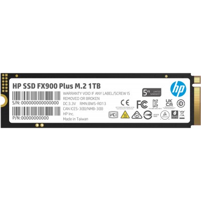 SSD 1TB HP FX900 Plus M.2 2280 PCI Ex Gen4 x4 3D NAND, Retail (7F617AA)