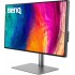 Монітор 32" BenQ PD3225U, IPS, 4K, HDMI, DP, USB-C, USB hub, HAS, Pivot, темно-сірий