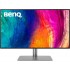 Монітор 32" BenQ PD3225U, IPS, 4K, HDMI, DP, USB-C, USB hub, HAS, Pivot, темно-сірий