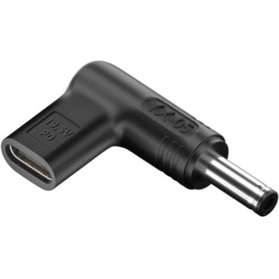 Перехідник живлення для ноутбуків PDType-C->DC19.5V 5.5*2.1мм(універсальний:Acer,HP,Fujitsu,Toshiba)