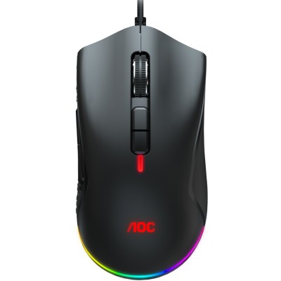 Миша AOC GM530 RGB PMW3389 Kailh switch USB Black (GM530B)