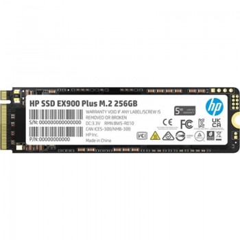 SSD 256GB HP EX900 Plus M.2 2280 PCI Ex Gen3 x4 3D NAND, Retail (35M32AA#)