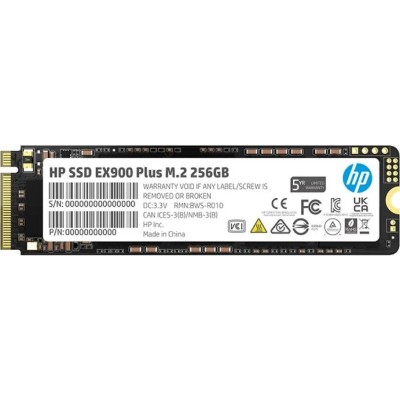 SSD 256GB HP EX900 Plus M.2 2280 PCI Ex Gen3 x4 3D NAND, Retail (35M32AA#)