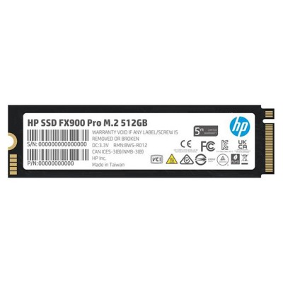 SSD 512GB HP FX900 Pro M.2 PCIe 4.0 x4 NVMe 1.4 2280 TLC 3D V-NAND (4A3T9AA#)