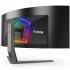 Монітор 44.5" AOC AG456UCZD, OLED WQHD, 240Hz, 0,3ms, 2xHDMI, DP, USB-C, USB-hub, HAS, чорной