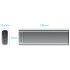 Зовнішня кишеня для SSD M.2 (NVME) M-key USB Type-C 3.2 10Gbps Heat Sink Aluminum сіра Vention