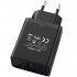 Зарядний пристрій 1xUSB 18W (USB-A) QC3.0 чорний Vention (FABB0-EU)