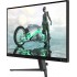 Монітор 27" Philips 27M2N3500NL, VA, 180 Гц, 0,5мс, 2хHDMI, DP, чорно-сірий