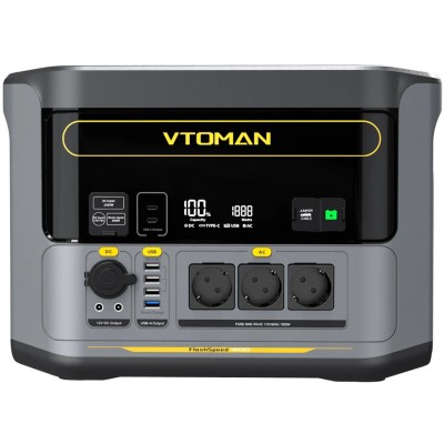 Зарядна станція Vtoman FlashSpeed 1500 PB-58 (1548 Вт/г) 1500W AC,MPPT,UPS,LiFePo4