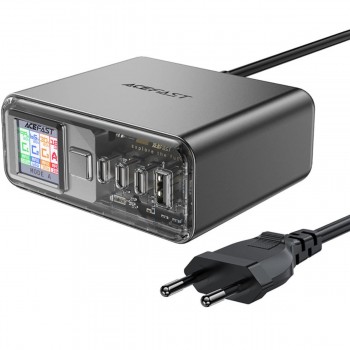 Зарядний пристрій 4xUSB 218W (3xUSB-C + USB-A) Gan Z4 Fast Charger Acefast (6974316282587)