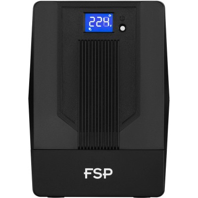 ДБЖ FSP IFP1500,1500VA,900W,SCHUKO*2+IEC*2,12V/9AH*2,LCD VERSION,230V,CE,EAC