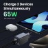 Зарядний пристрій 3xUSB 65W (2xUSB-C+USB-A) Gan Nexode Fast Charger Сірий X553 Ugreen (35042)