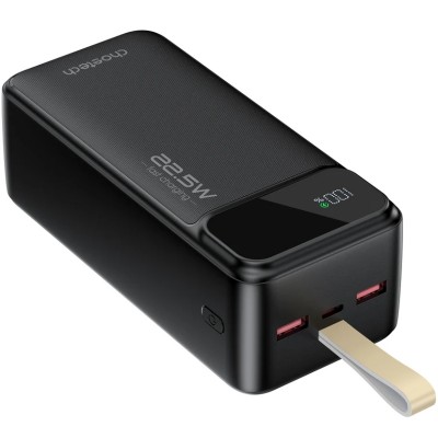 УМБ Choetech 40000mAh, 22,5W PD QC3.0, USB-C In/out, 2xUSB-A Li-pol чорна