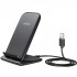 Зарядний пристрій 15W Fast Wireless Charging Stand 2coils black Choetech (T555-F-BK)