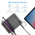 Зарядний пристрій 6xUSB 68W Charing Station (6хUSB-A) 2xMicroUSB,2xLighting,2xUCB-C Choetech (Q3008-EU-BK)