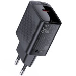 Зарядний пристрій USB-C 20W + Type-C cable A82 Fast Charger Black Acefast (6974316280057)