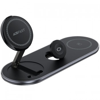 Зарядний пристрій Wireless QI 3in1 15W E19 Qi2 Acefast (6974316283096)